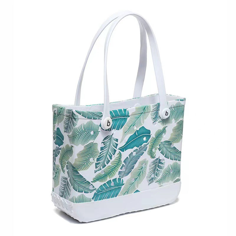 Wholesale Cow Pattern Leopard Pattern Cave Bag Beach Storage Bag EVA Outdoor Basket Pet Bag